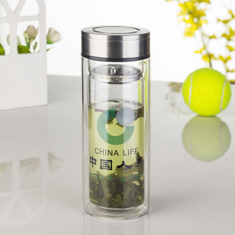 中國人壽定制杯,定制杯,雙層玻璃定制杯,定制杯廠(chǎng)家