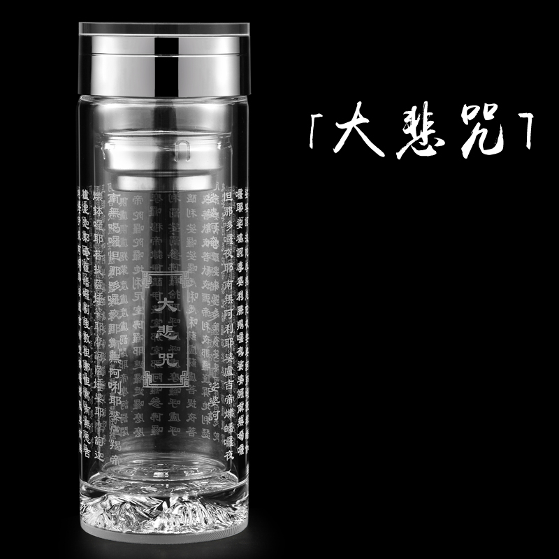 大悲咒水杯雕刻六字大明咒水晶玻璃佛杯,佛杯訂做,佛杯生產(chǎn)廠(chǎng)家